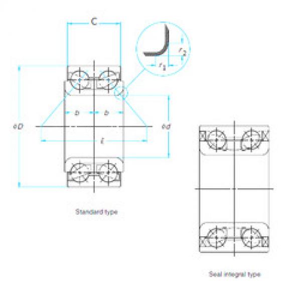 підшипник 7B-3TM-DE08A21CS#01 NTN #1 image