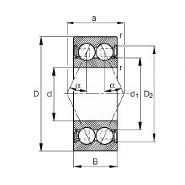 підшипник 3003-B-2RSR-TVH FAG #1 image