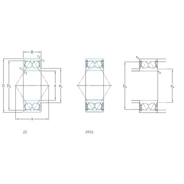 підшипник E2.3206A-2Z SKF #1 image