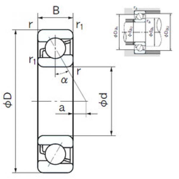 підшипник 7008 NACHI #1 image