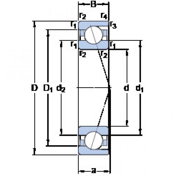 підшипник 7011 ACD/HCP4A SKF #1 image