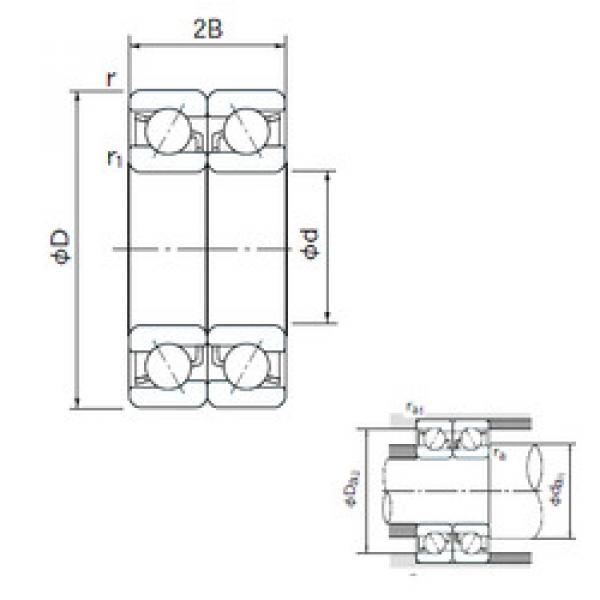 підшипник 7004CDB NACHI #1 image