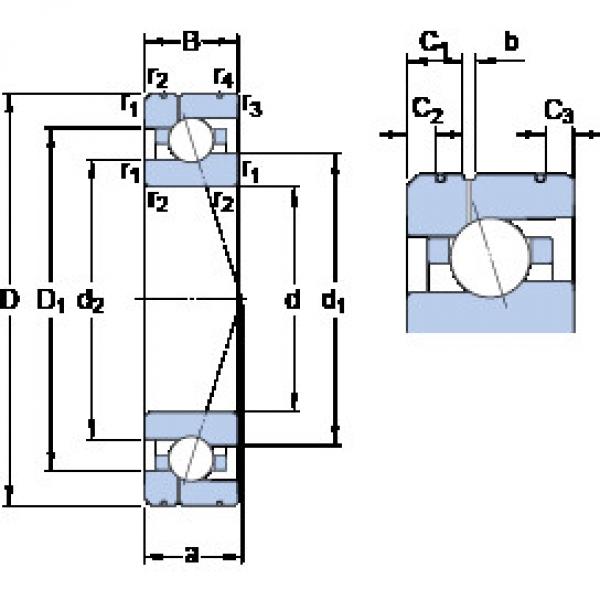 підшипник 7013 ACE/P4AL1 SKF #1 image