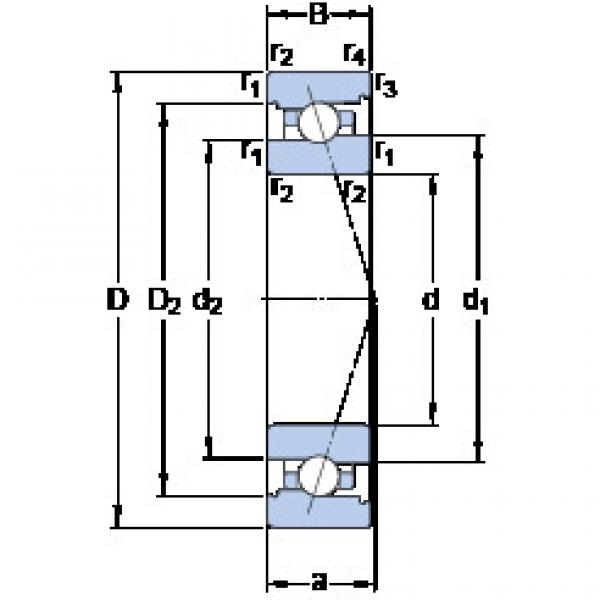 підшипник 7013 CB/HCP4A SKF #1 image