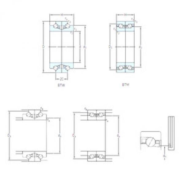 підшипник BTM 95 BTN9/HCP4CDB SKF #1 image