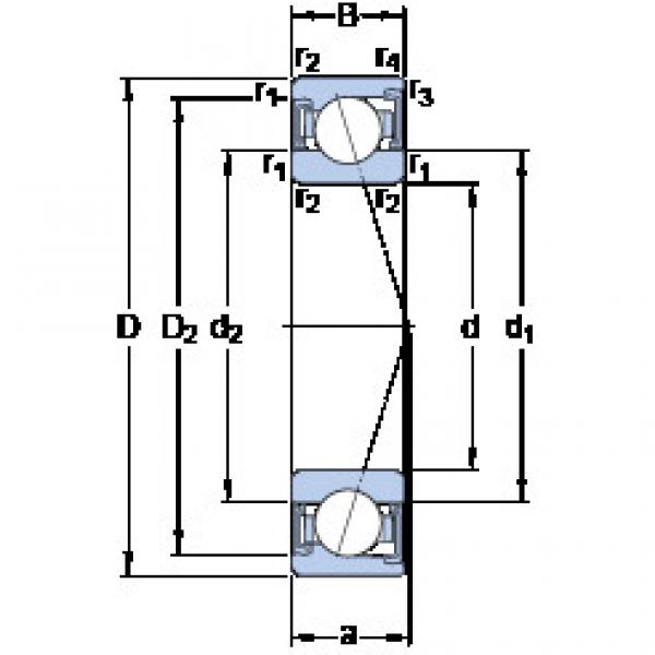 підшипник S7006 ACD/P4A SKF #1 image