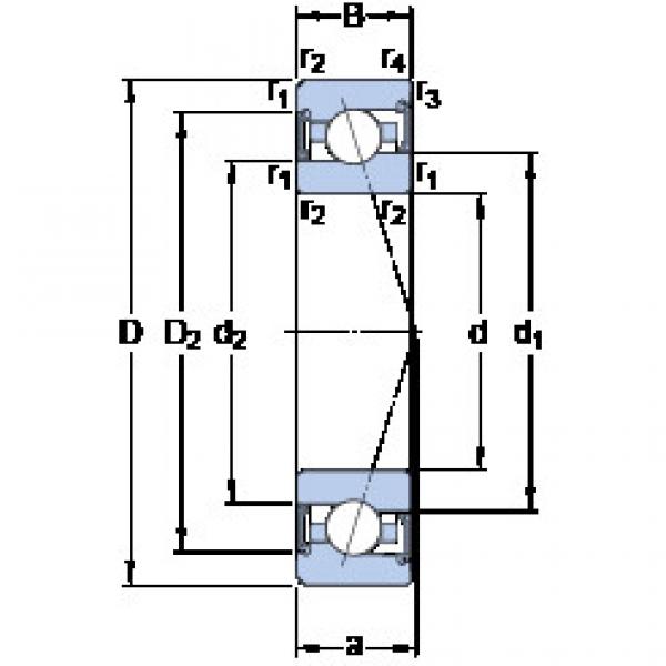 підшипник S7022 ACE/HCP4A SKF #1 image