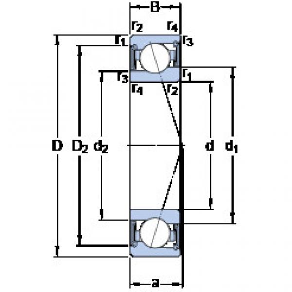 підшипник S71907 CE/HCP4A SKF #1 image