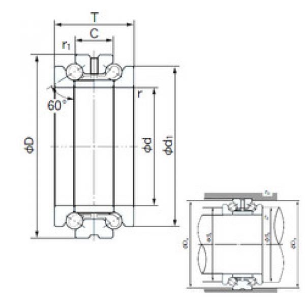 підшипник 109TAD20 NACHI #1 image