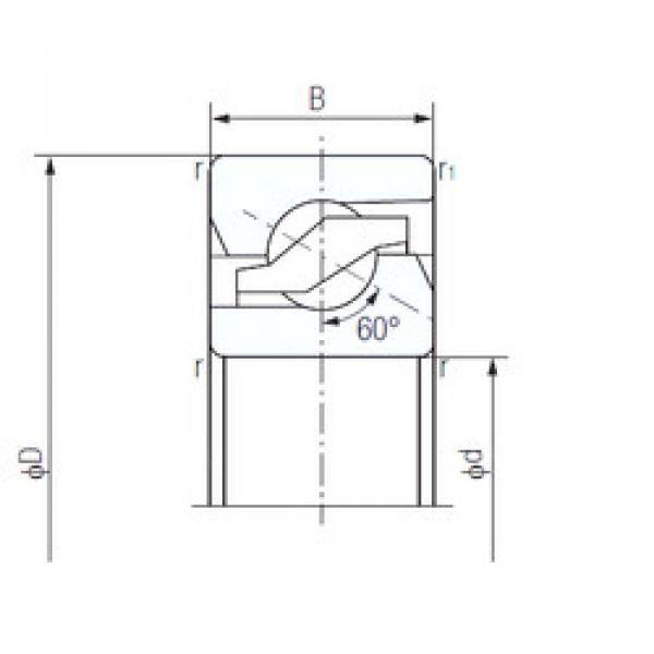 підшипник 50TAB10 NACHI #1 image