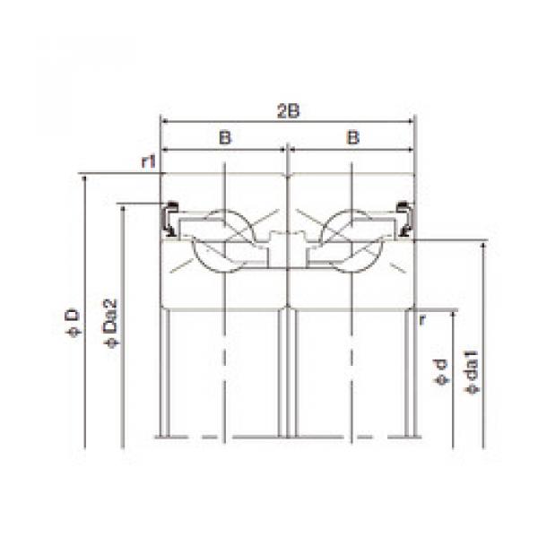 підшипник 40TAB09DB-2NK NACHI #1 image