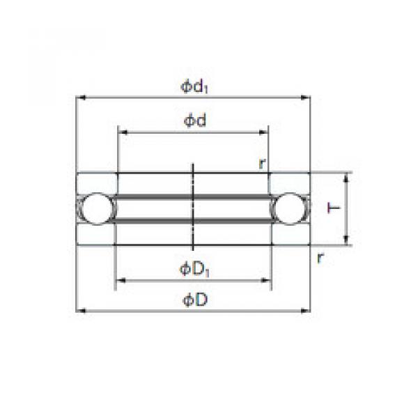 підшипник 51105 NACHI #1 image