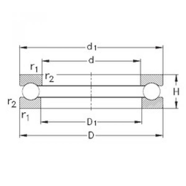 підшипник 51116 NKE #1 image