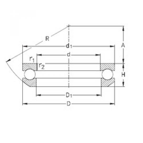 підшипник 53236 NKE #1 image