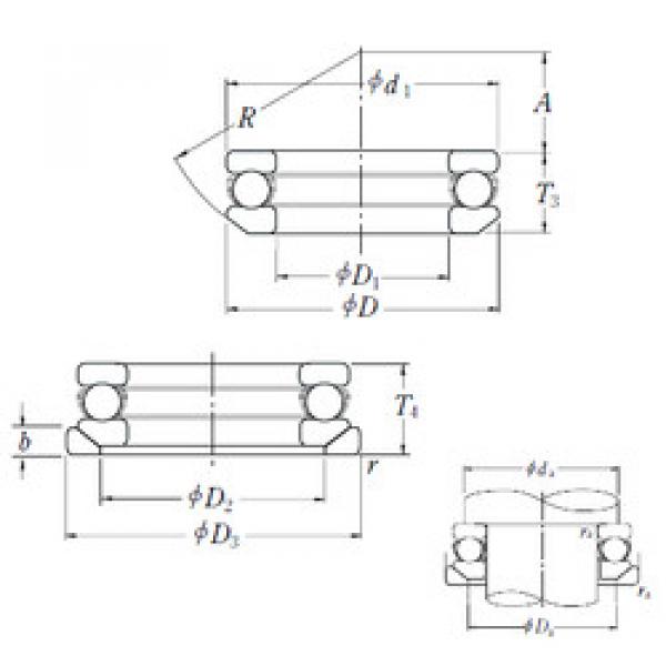 підшипник 53208U NSK #1 image