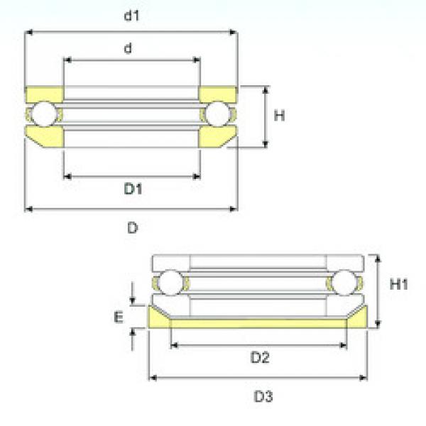 підшипник 53306 U 306 ISB #1 image