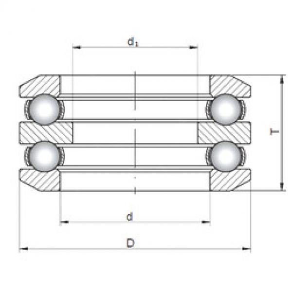 підшипник 54204 ISO #1 image