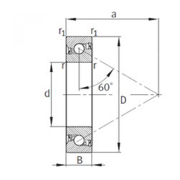 підшипник BSB030062-2RS-T FAG #1 image