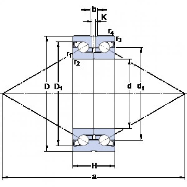 підшипник BEAS 020052-2RZ/PE SKF #1 image