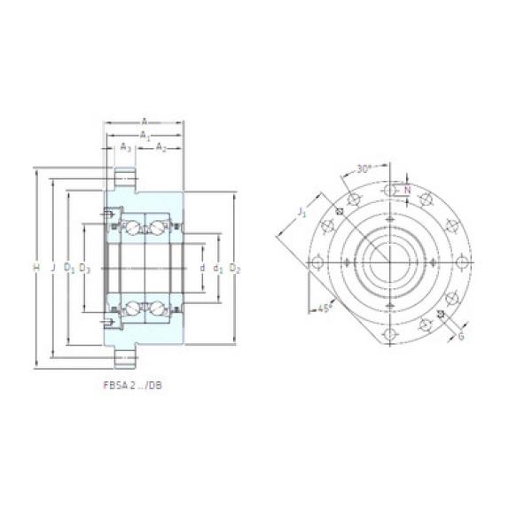 підшипник BSDU 225 DD SNFA #1 image