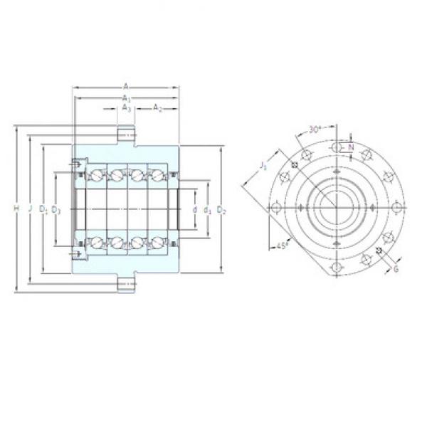 підшипник BSQU 235 TFT SNFA #1 image