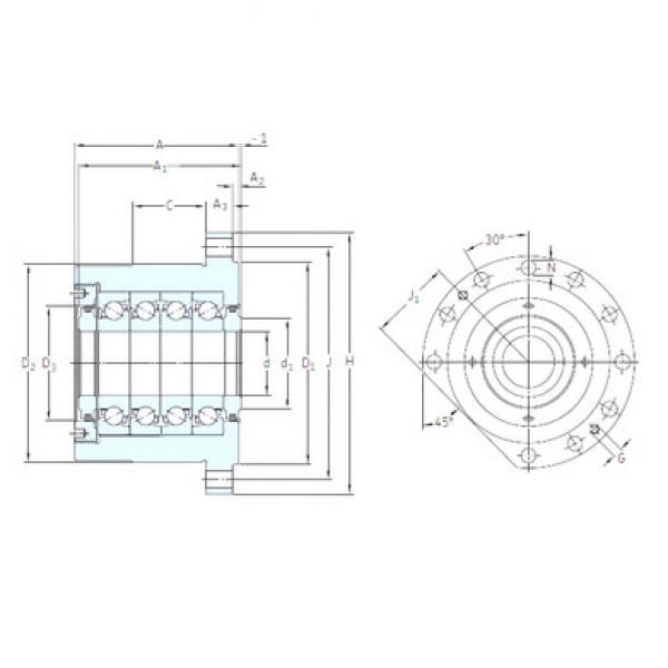 підшипник BSQU 250/1 TFT SNFA #1 image