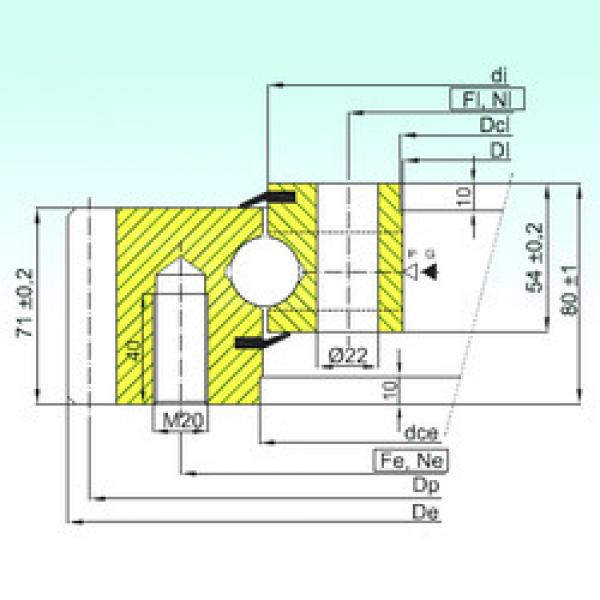 підшипник EB1.25.0455.201-2STPN ISB #1 image