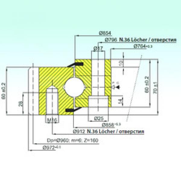 підшипник EB1.25.0856.200-1STPN ISB #1 image