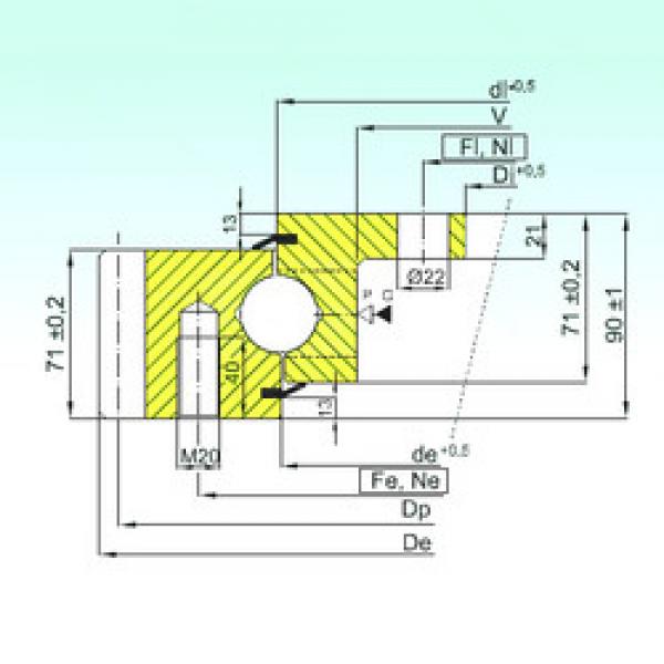 підшипник EBL.30.1455.200-1STPN ISB #1 image