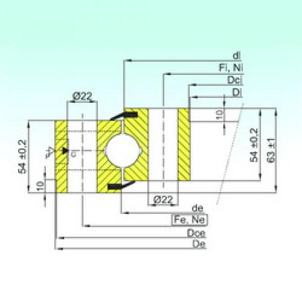 підшипник NB1.25.0455.201-2PPN ISB #1 image