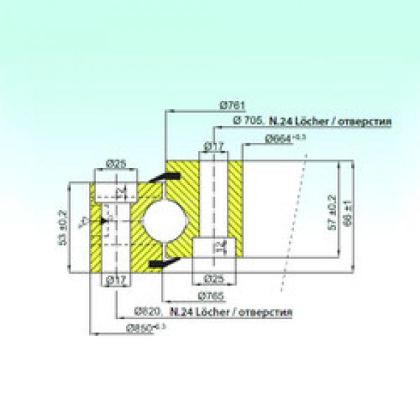 підшипник NB1.25.0763.200-1PPN ISB #1 image