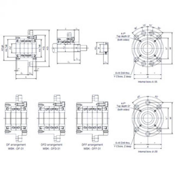 підшипник WBK17DF-31 NSK #1 image