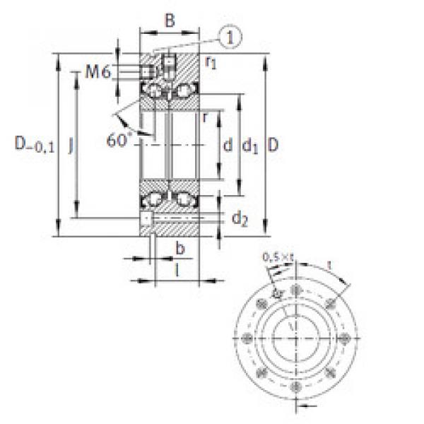 підшипник ZKLF100200-2Z INA #1 image