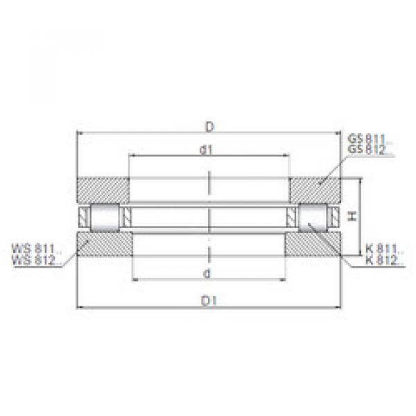 підшипник 81236 ISO #1 image