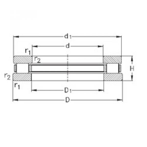 підшипник 81176-MB NKE #1 image