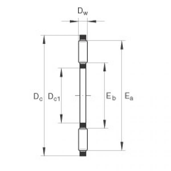 підшипник AXK5578 INA #1 image