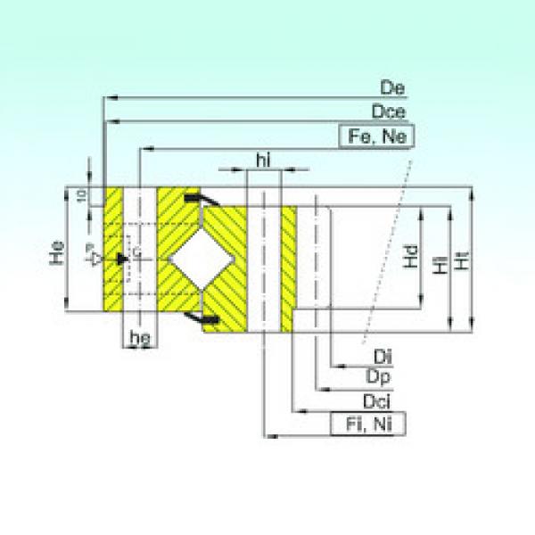 підшипник ZR1.16.0380.400-1SPPN ISB #1 image