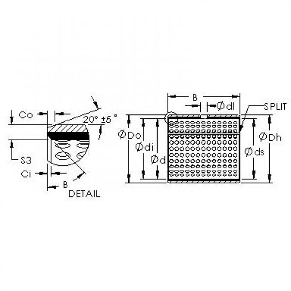 підшипник AST20 4540 AST #1 image