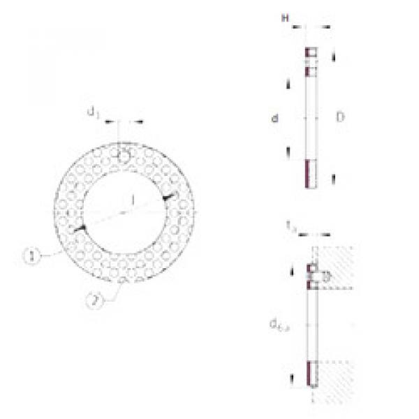 підшипник EGW28-E50 INA #1 image