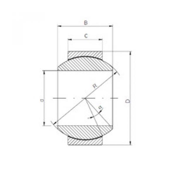 підшипник GE 017 HCR ISO #1 image