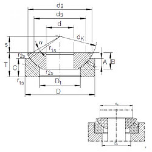 підшипник GE 160 AX INA #1 image