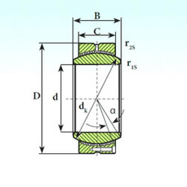 підшипник GE 100 CP ISB #1 image