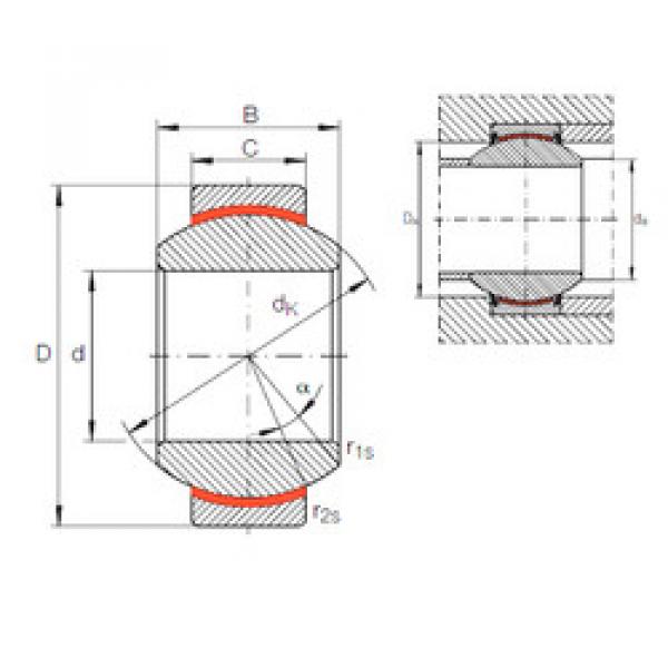 підшипник GE 10 FW INA #1 image