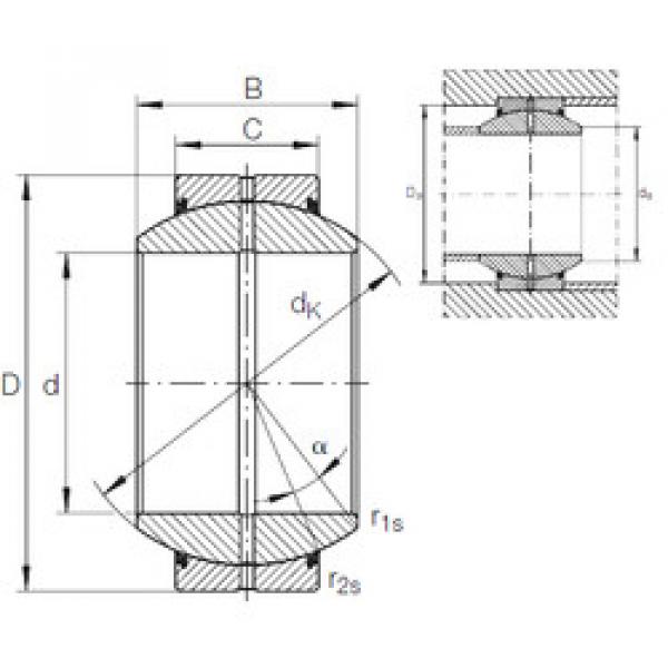 підшипник GE 160 FO-2RS INA #1 image