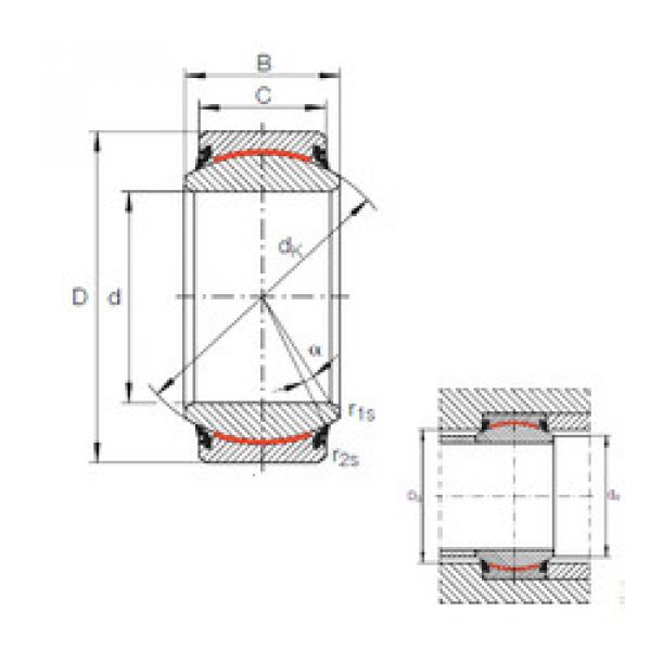 підшипник GE 260 UK-2RS INA #1 image