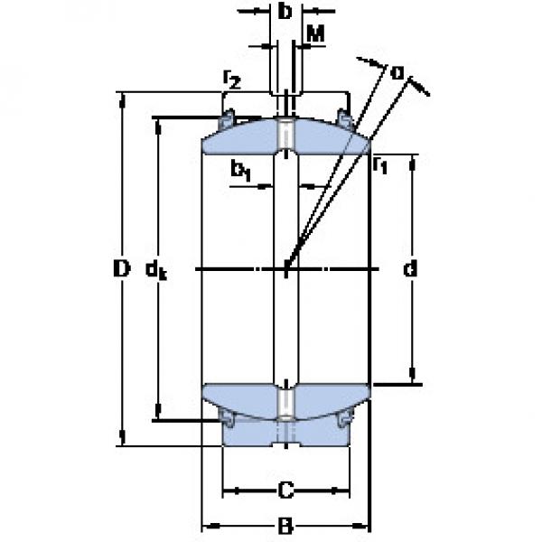 підшипник GE 20 ES-2LS SKF #1 image