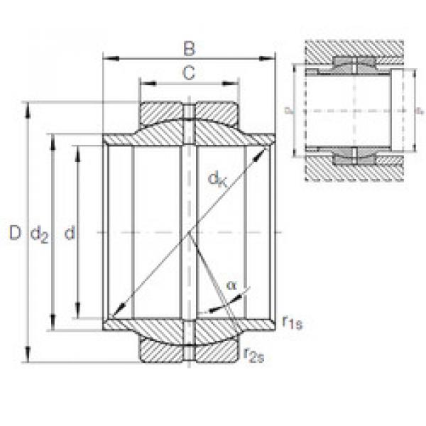 підшипник GE 100 LO INA #1 image