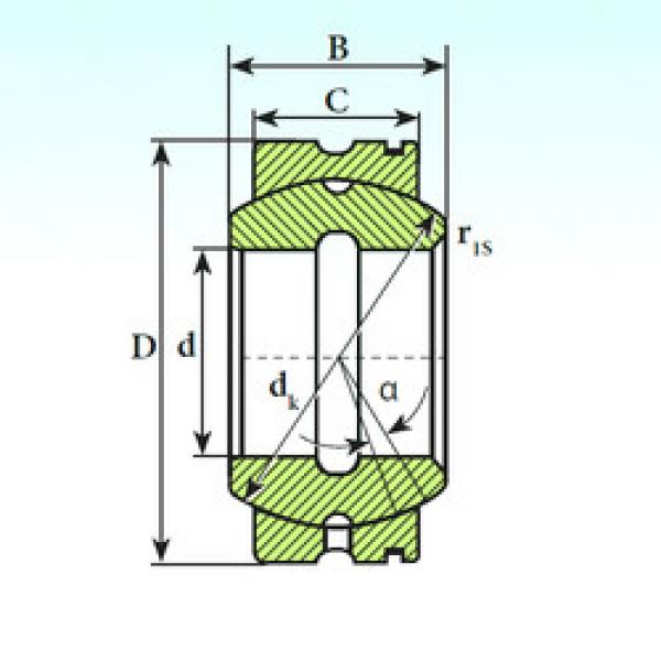 підшипник GE 85 XS K ISB #1 image