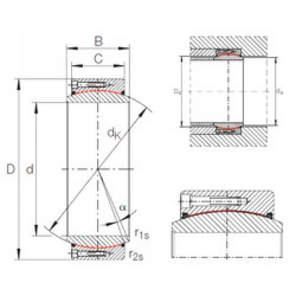 підшипник GE 460 DW-2RS2 INA #1 image