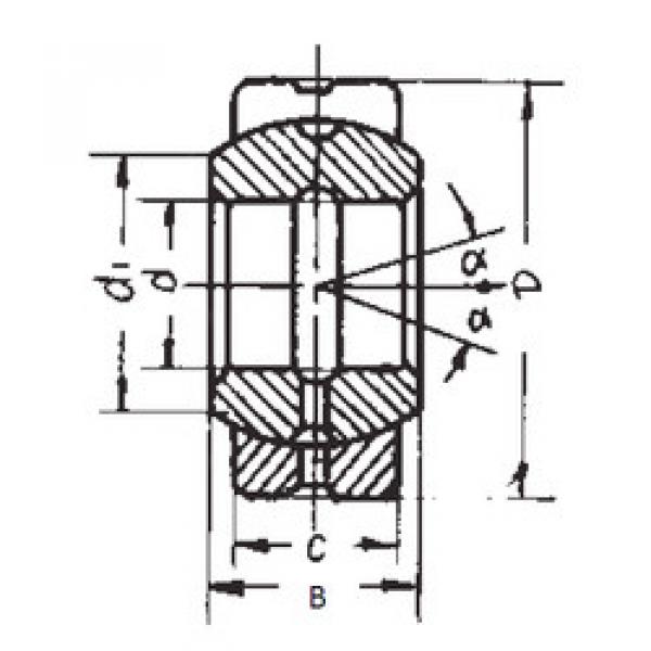 підшипник GE25ES FBJ #1 image